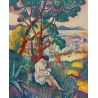 Vintage exhibition poster - Henri Manguin - 1957 - Musée Toulouse-Lautrec - 28.9 by 20.3 inches - 2