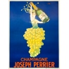 Affiche ancienne de publicité - J.Stall - Circa 1930 - Champagne Joseph Perrier - 160 par 118.5 cm