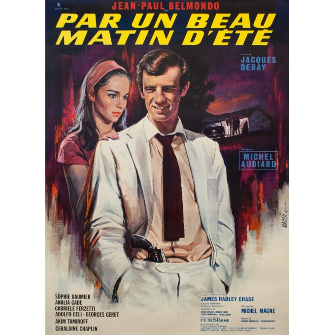Original vintage movie poster - Mascii - 1965 - Part Un Beau Matin D'Été - 63 by 47.2 inches