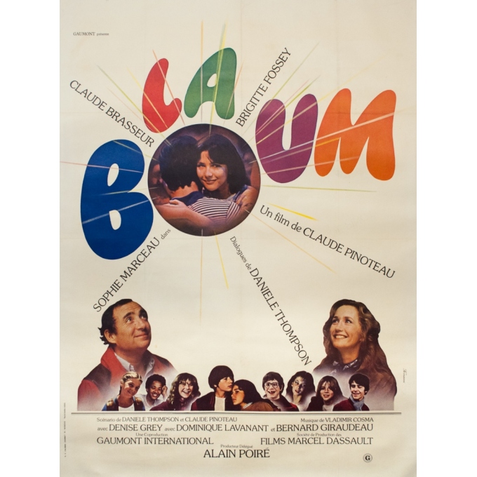 Affiche ancienne de cinéma - Ferracci - 1980 - La Boum - 160 par 120 cm