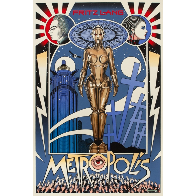 Silkscreen poster - William Stout - 2016 - Metropolis - N°26/75 - 36 by 24 inches