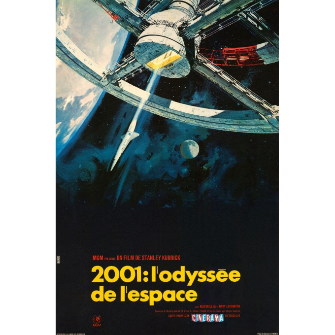 Licensed-New-USA 27x40" Theater Size KUBRICK 2001 A SPACE ODYSSEY Movie Poster 