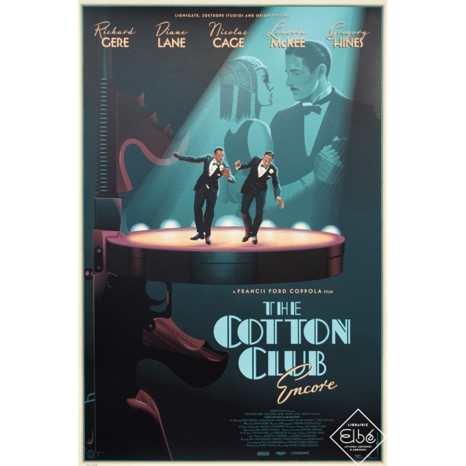 Silkscreen poster - Laurent Durieux - 2019 - The Cotton Club, variante, signée - 118/134 - 35,8 by 24 inches
