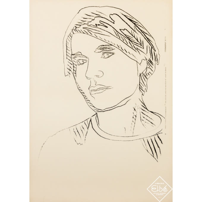 Vintage exhibition poster - d'après Andy Warhol - Circa 1980 - Andy Warhol Self Portrait - 39,4 by 28,4 inches Vintage exhibition poster - d'après Andy Warhol - Circa 1980 - Andy Warhol Self Portrait - 39,4 by 28,4 inches