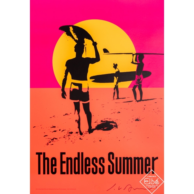 Silkscreen poster - John Van Hamersveld - 2013 - The Endless Summer (signed) - 39 by 27,2 inches Silkscreen poster - John Van Hamersveld - 2013 - The Endless Summer (signed) - 39 by 27,2 inches