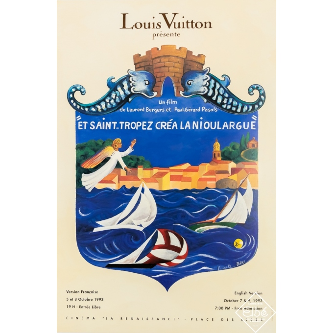 Vintage poster Et Saint-Tropez créa la Nioulargue 1993