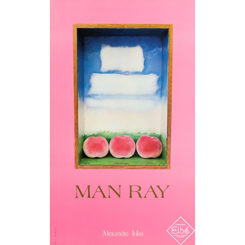 Vintage exhibition poster - d'après Man Ray - Circa 1980 - Man Ray - 32,3 by 18,9 inches