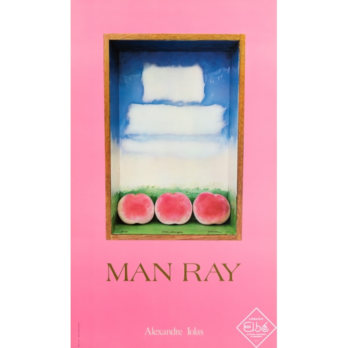 Affiche ancienne d'exposition - d'après Man Ray - Circa 1980 - Man Ray - 82 par 48 cm