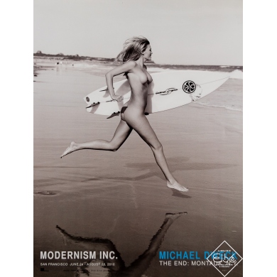 Vintage exhibition poster - The End - Michael Dweck - 2010 - 31.9 by 24.4 inches