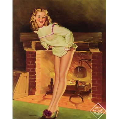 Original vintage poster - Fair and Warmer - Arnold Armitage - Circa 1950 - 20.5 by 15.7 inches