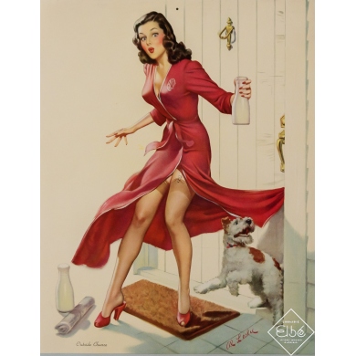 Original vintage poster - Outside Chance - Al. Leslie - 1947 - 20.1 by 15.7 inches