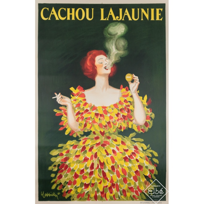 Vintage advertisement poster - Cachou Lajaunie - Leonetto Cappiello - 1920 - 58.7 by 38.6 inches Vintage advertisement poster - Cachou Lajaunie - Leonetto Cappiello - 1920 - 58.7 by 38.6 inches