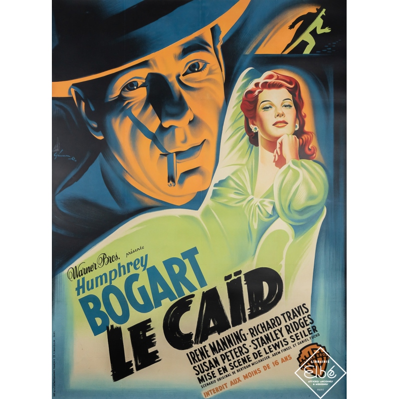 Affiche ancienne de film - Le Caïd - Grinson - 1960 - 154 par 115 cm