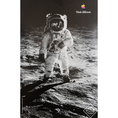 Vintage advertisement poster - Think Different - Apple -  - 1997 - 36.4 by 23.8 inches