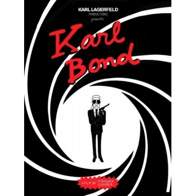 Karl Bond - Tiffany Cooper - Sérigraphie 2015 pour Karl Lagerfeld