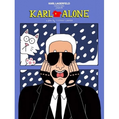 Karl Alone - Tiffany Cooper - Sérigraphie 2015 pour Karl Lagerfeld