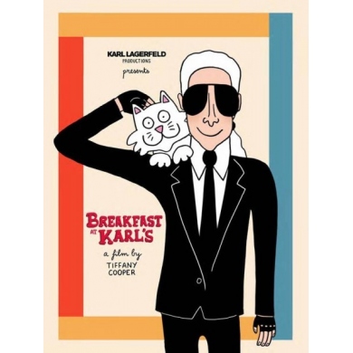 Breakfast at Karl's - Tiffany Cooper - Sérigraphie 2015 pour Karl Lagerfeld