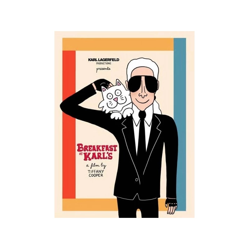 Breakfast at Karl's - Tiffany Cooper - 2015 Silk print for Karl Lagerfeld
