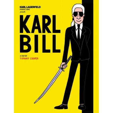 Karl Bill - Tiffany Cooper - Sérigraphie 2015 pour Karl Lagerfeld