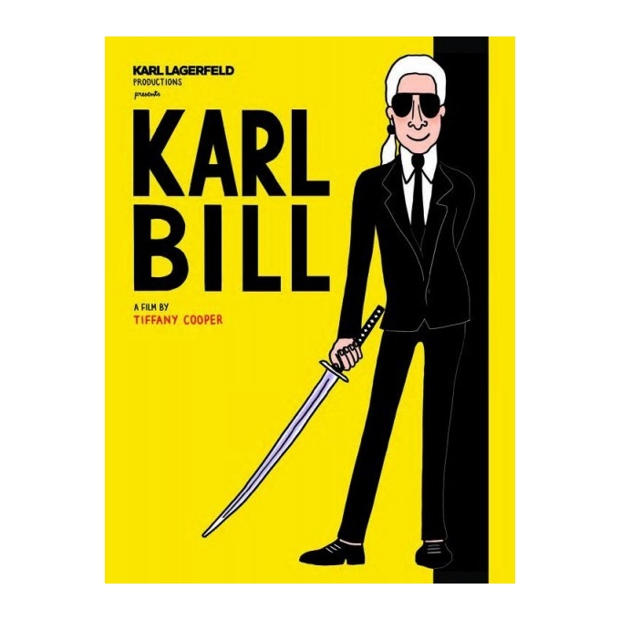 Karl Bill- Tiffany Cooper - 2015 Silk print for Karl Lagerfeld