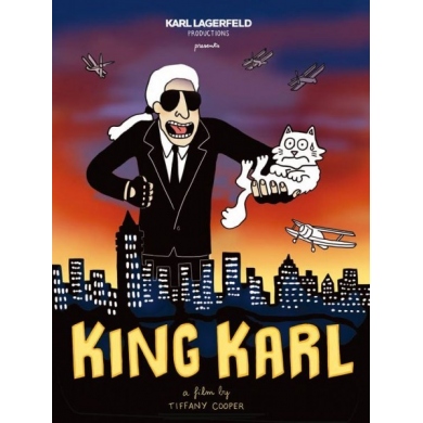 King Karl - Tiffany Cooper - Sérigraphie 2015 pour Karl Lagerfeld