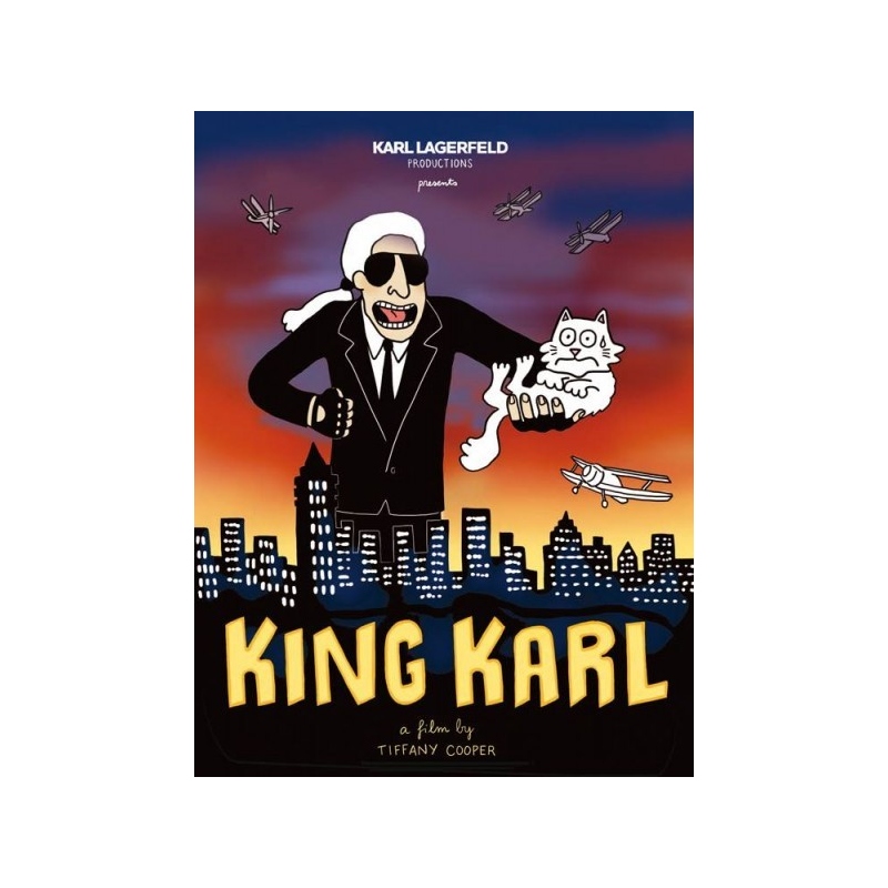 King Karl - Tiffany Cooper - 2015 Silk print for Karl Lagerfeld