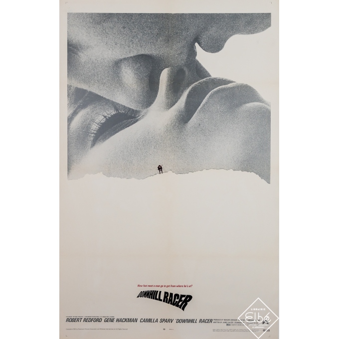 Affiche ancienne de film - Downhill Racer - 1969 - 106 par 68 cm