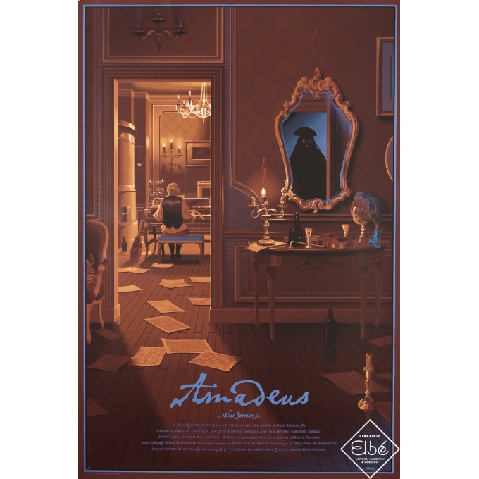Original silkscreen - Amadeus - artist proof - signée - Laurent Durieux - 2022 - 24 by 35.8 inches