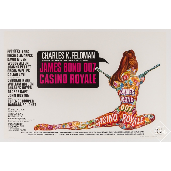 Affiche ancienne de film - Casino Royale affiche belge - 2006 - 36 par 54 cm