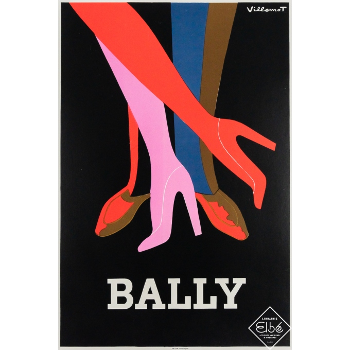 Vintage advertisement poster - Bally - Villemot - 1979 - 24.4 by 16.7 inches