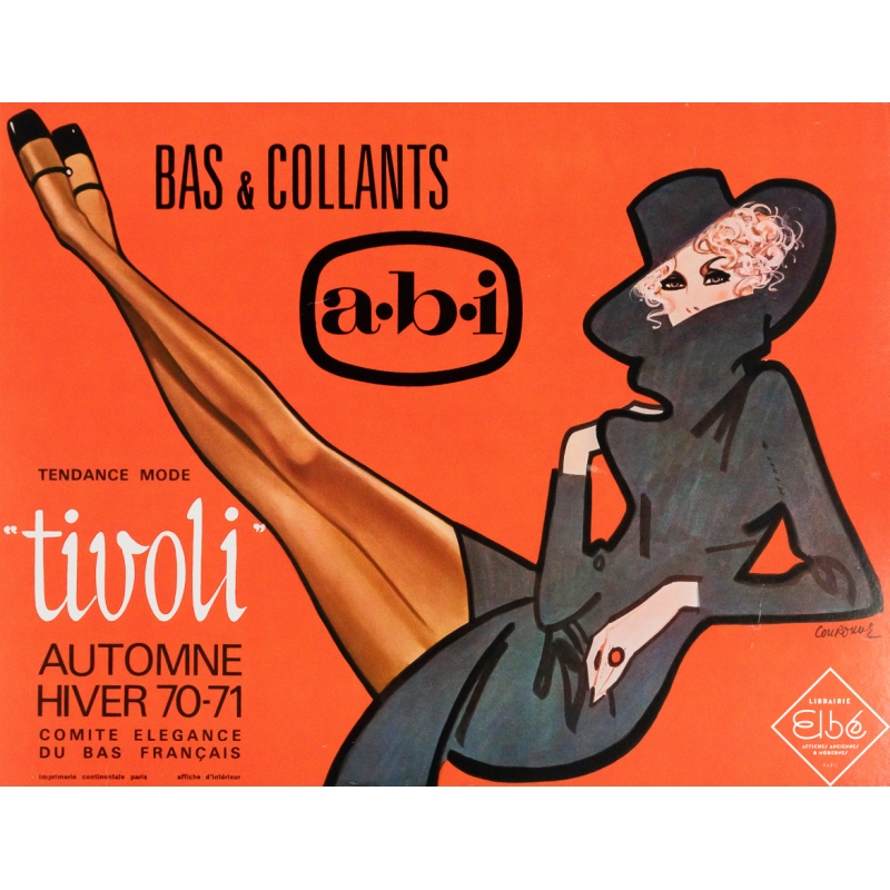 Vintage advertisement poster - ABI Tivoli - Couronne - 1970 - 12.2 by 15.7 inches