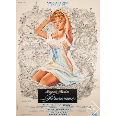 Vintage movie poster by Geleng-Fouteau-Ferracci 1957 -...