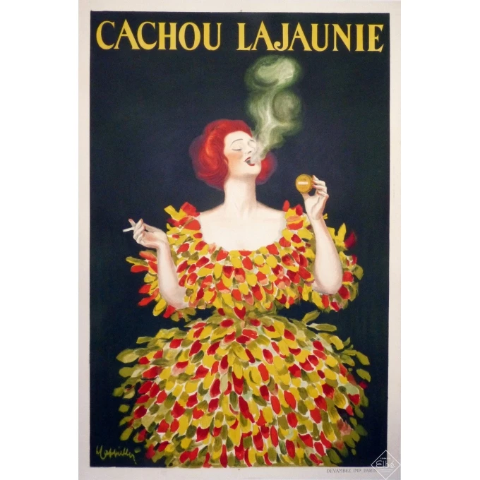 cachou lajaunie affiche originale cappiello cachou lajaunie affiche originale cappiello