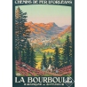 Original vintage poster La Bourboule Auvergne Chemins de Fer d'Orléans - Constant Duval - Circa 1920 - 41.1 by 29.5 inches Original vintage poster La Bourboule Auvergne Chemins de Fer d'Orléans - Constant Duval - Circa 1920 - 41.1 by 29.5 inches