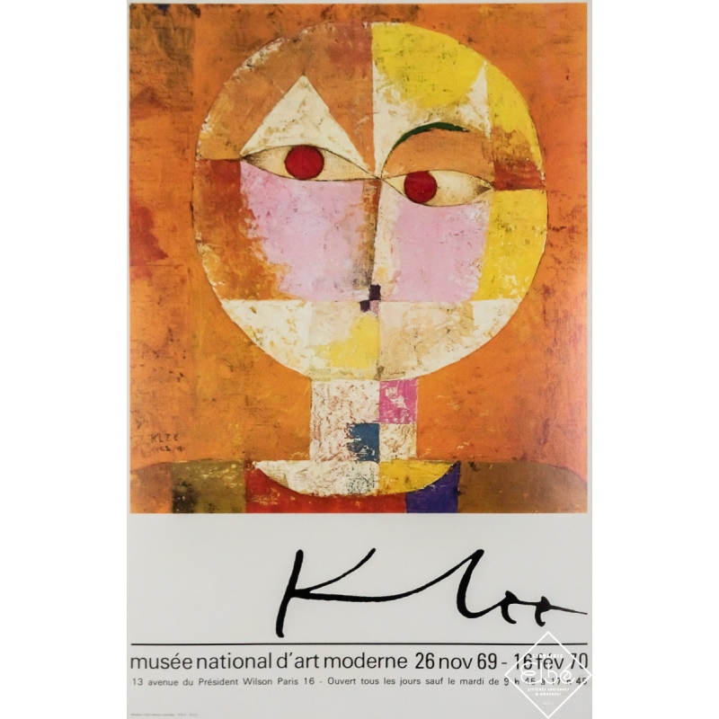 Affiche ancienne originale - Klee - 59 par 38 cm