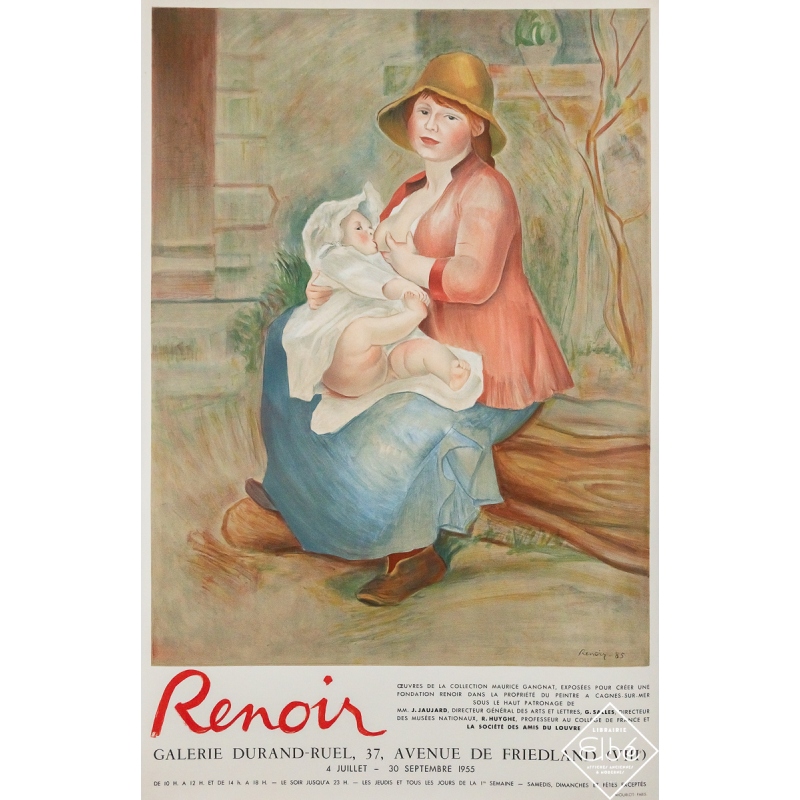 Original vintage poster Renoir - 29.92 by 19.29 inches