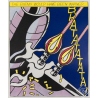 Original vintage poster triptych Lichtenstein 2 - Roy Lichtenstein - Circa 1960 - 27.56 by 22.83 inches