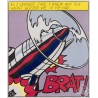 Affiche ancienne originale - Triptyque Lichtenstein 3 - Roy Lichtenstein - Circa 1960 - 70 par 58 cm
