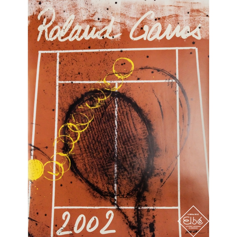 Original vintage poster Roland Garros - Arman - 29.33 by 22.64 inches