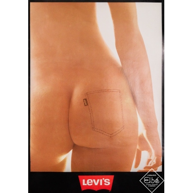 Original vintage advertising poster Levi’s - Young & Rubicam - 37.01 by 25.98 inches