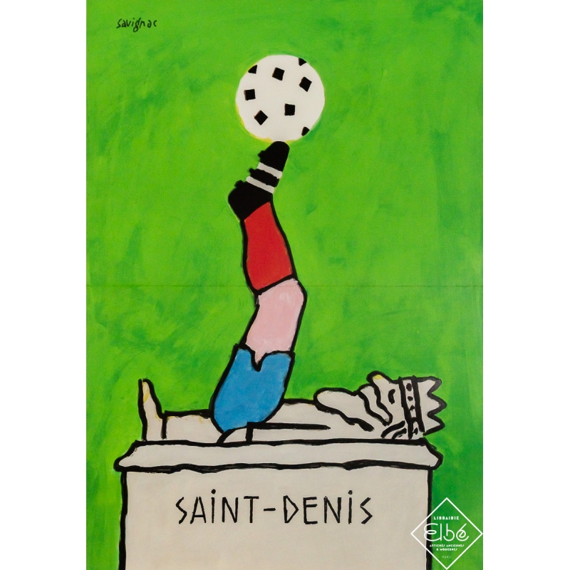 Original vintage poster Saint-Denis - Savignac - Circa 1998 - 22.83 by 15.75 inches