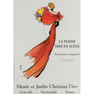 Vintage poster by René Gruau from 1997 - La femme mise en...