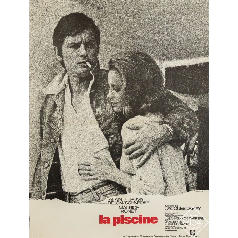 Original vintage movie poster La Piscine - Vaissier - 31.1 by 23.23 inches