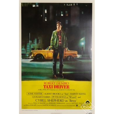 Affiche ancienne originale de cinéma - Taxi Driver - 104 par 69 cm
