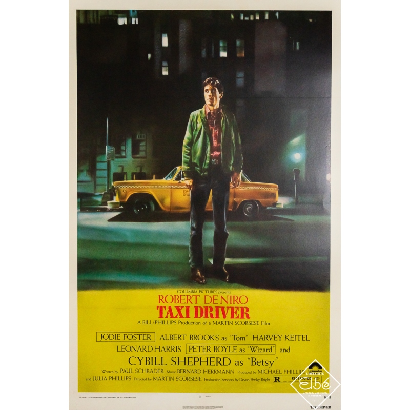 Original vintage movie poster Taxi Driver - 40.94 by 27.17 inches