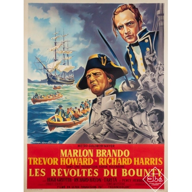 Affiche ancienne de film de Roger Soubie de 1962 - Les...