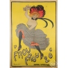 Affiche ancienne originale de publicité - Le Frou frou - journal humoristique - Leonetto Cappiello - 161 par 115 cm