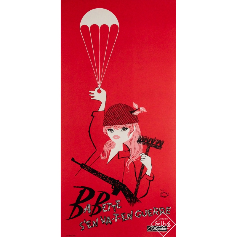 Triptyque Babeth s’en va-t-en guerre - Brigitte Bardot - Red