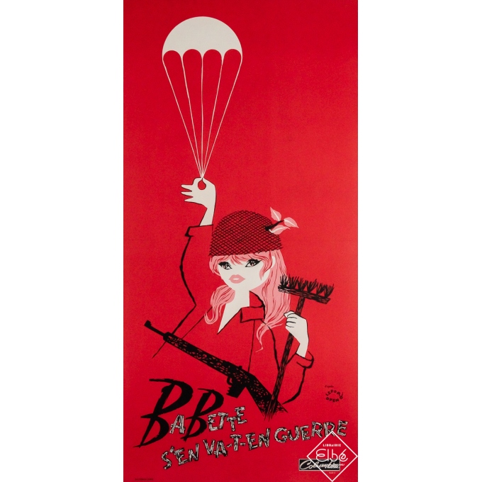Triptyque Babeth s’en va-t-en guerre - Brigitte Bardot - Red