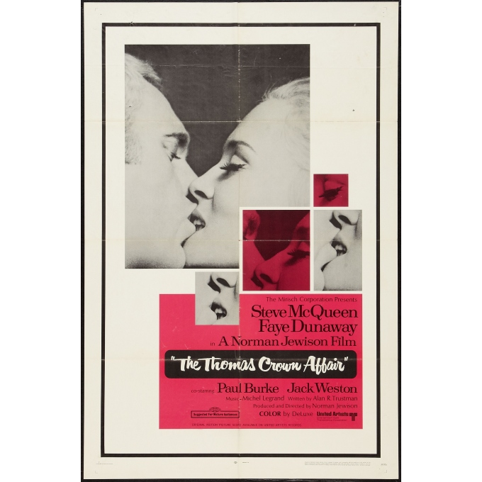 Original movie poster - The Thomas Crown Affair - 60 x 96 cm